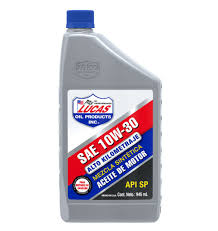 ACEITE 10W30 MEZCLA SINTETICA LUCAS 946ML